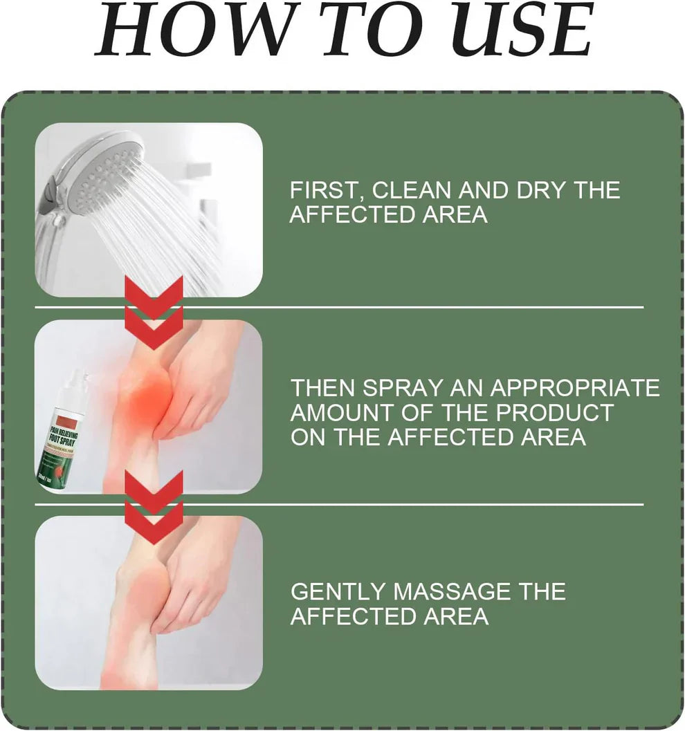 ReliefSpray™ Foot & Joint Pain Relieving Spray 💥 Buy 1, Get 1 FREE!