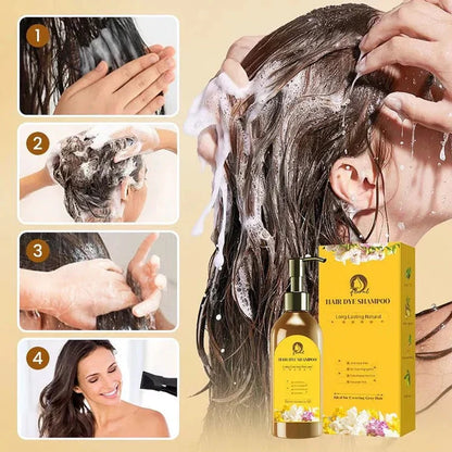 🌿 Natural Black Hair in Minutes – Japan’s Secret Shampoo (Unisex) 💥 Buy 1, Get 1 FREE!