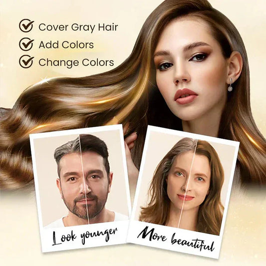 🌿 Natural Black Hair in Minutes – Japan’s Secret Shampoo (Unisex) 💥 Buy 1, Get 1 FREE!