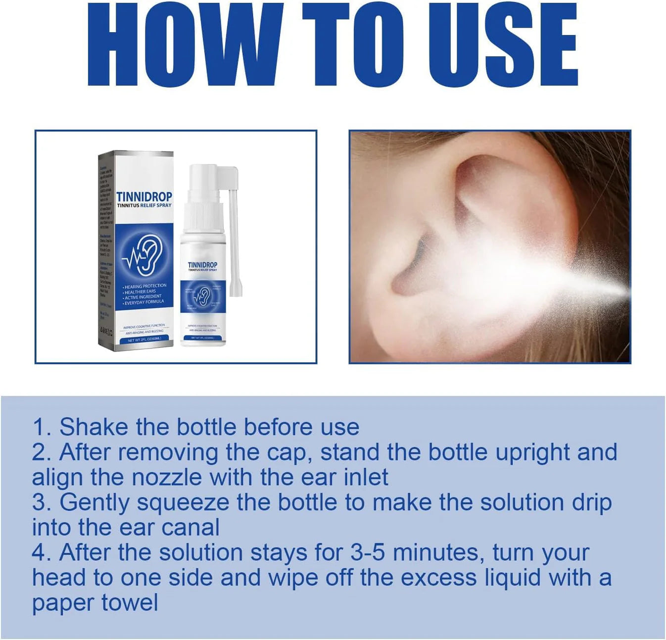 Anti Cochlear/Earwax Blockage Removal Spray, Ears(BUY 1 GET 1 FREE)